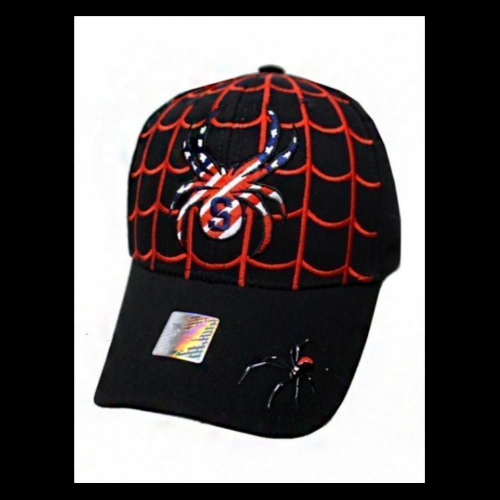 Spiderman Hat Superhero Baseball Cap Marvel Comics Hero New With Tags Spiderweb